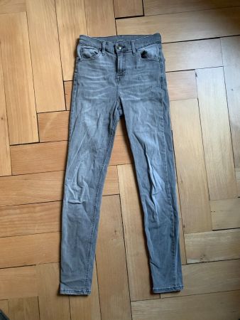 TOPSHOP - Skinny Jeans hellgrau W25 L32