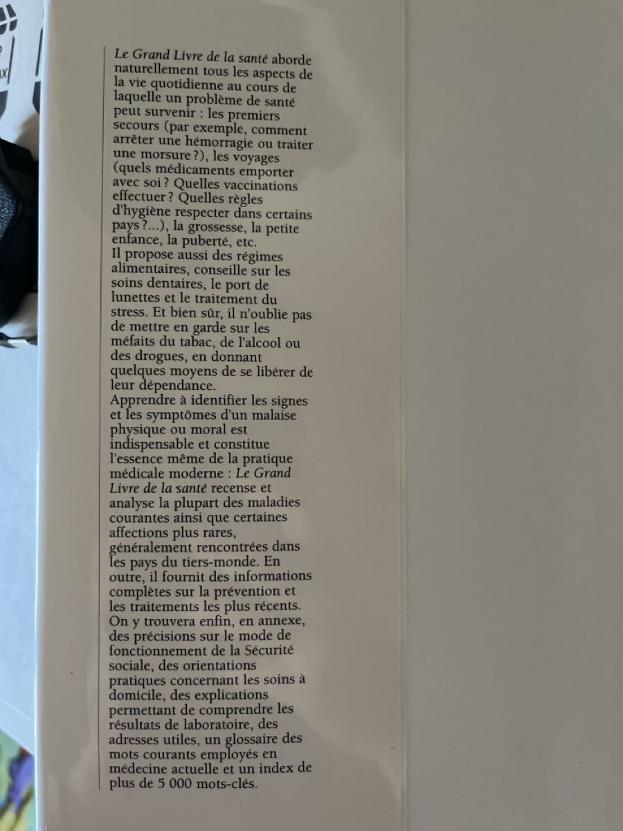Libri: Livre sur la Santé – Nuovo (secondo la descrizione) da Alle venduto da LeCoucou 3