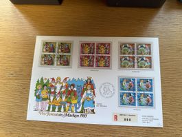 Luxusbrief FDC Pro Juventute Bern 26.11.1985
