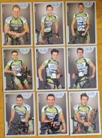 Radsport Team Agritubel 9 original signierte Autogrammkarten