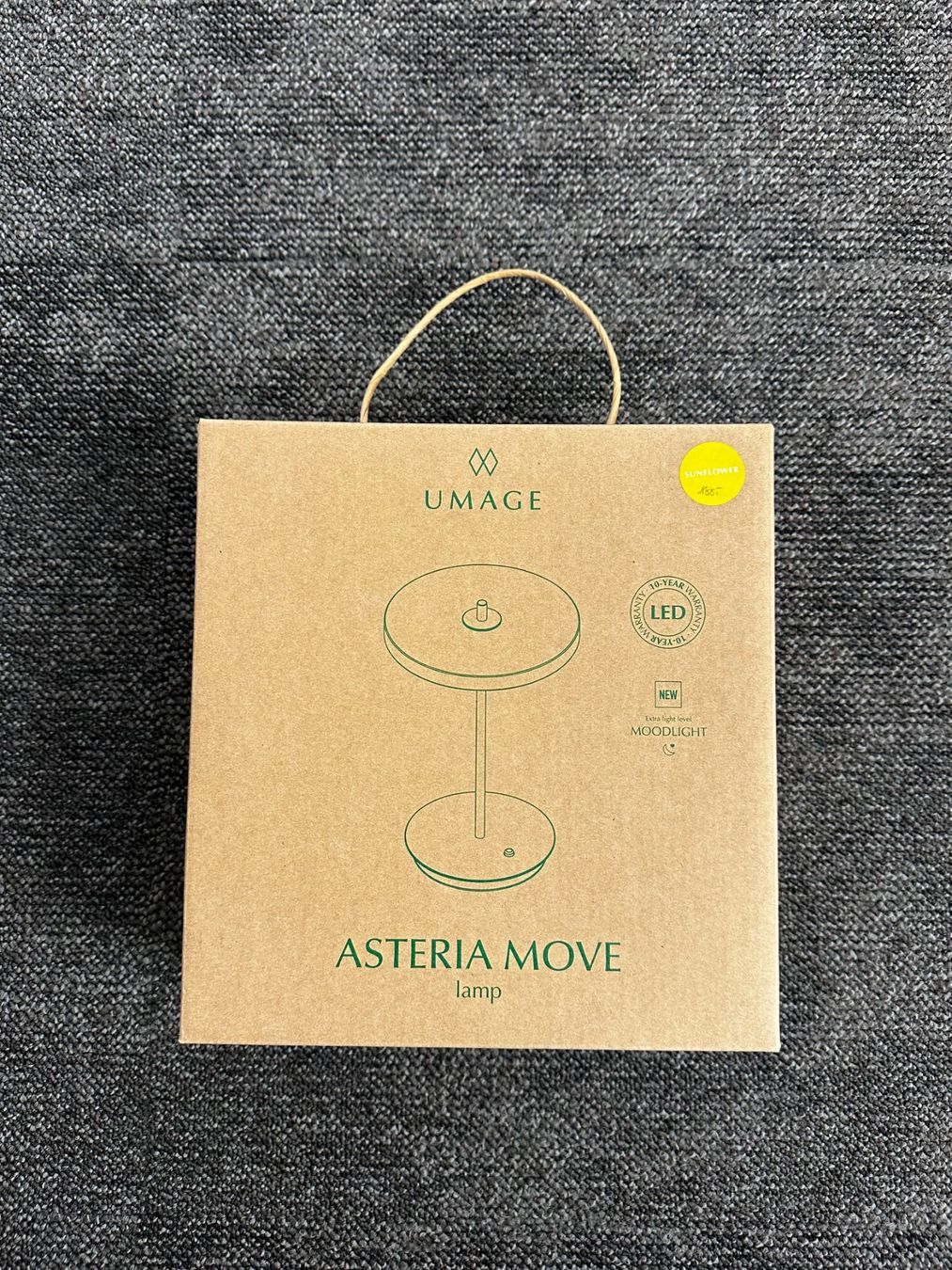 Umage Lampade: Umage Asteria Move gelb Tischleuchte – Nuovo e nell'imballaggio originale da Davos Platz venduto da Castywohnen 1