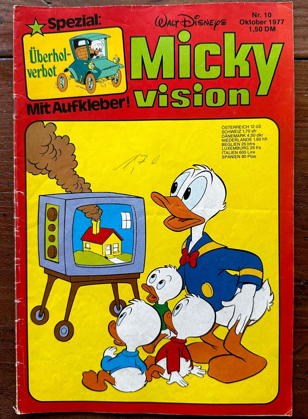 BD: Micky Vision Nr. 10 1977, hunderte Comics eingestellt ab 1.- – D'occasion à Seltisberg par quadartswiss
