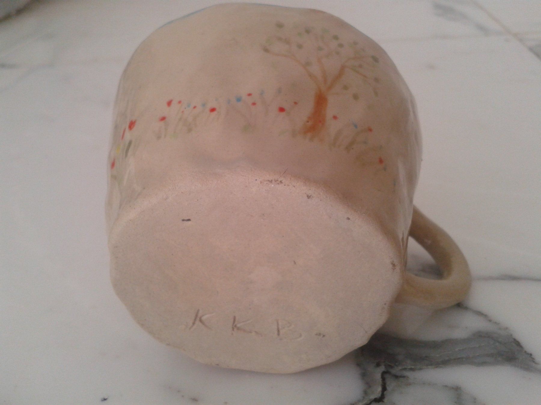 Tassen: schöne kleine handgemachte Tasse handbemalt - Muttertag – Neu (gemäss Beschreibung) aus Camorino von Campellino 7
