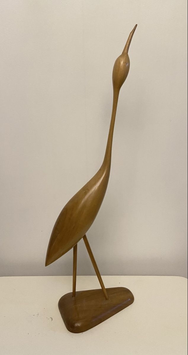 Statuette: Kranich Mid-Century Teak – Usato da Zürich venduto da Unique2400 3