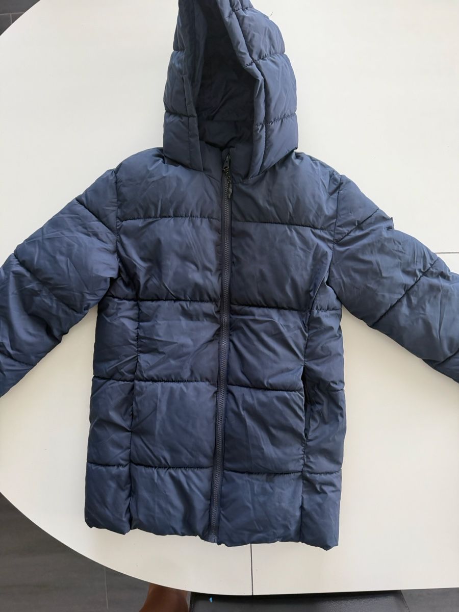 Mango Giacche & Cappotti: Steppjacke mit Kapuze dunkelblau  – Usato da Arbon venduto da leu_g29t