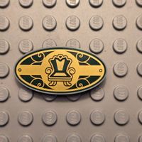 Lego Schild (92747pb18) selten - Set 11371