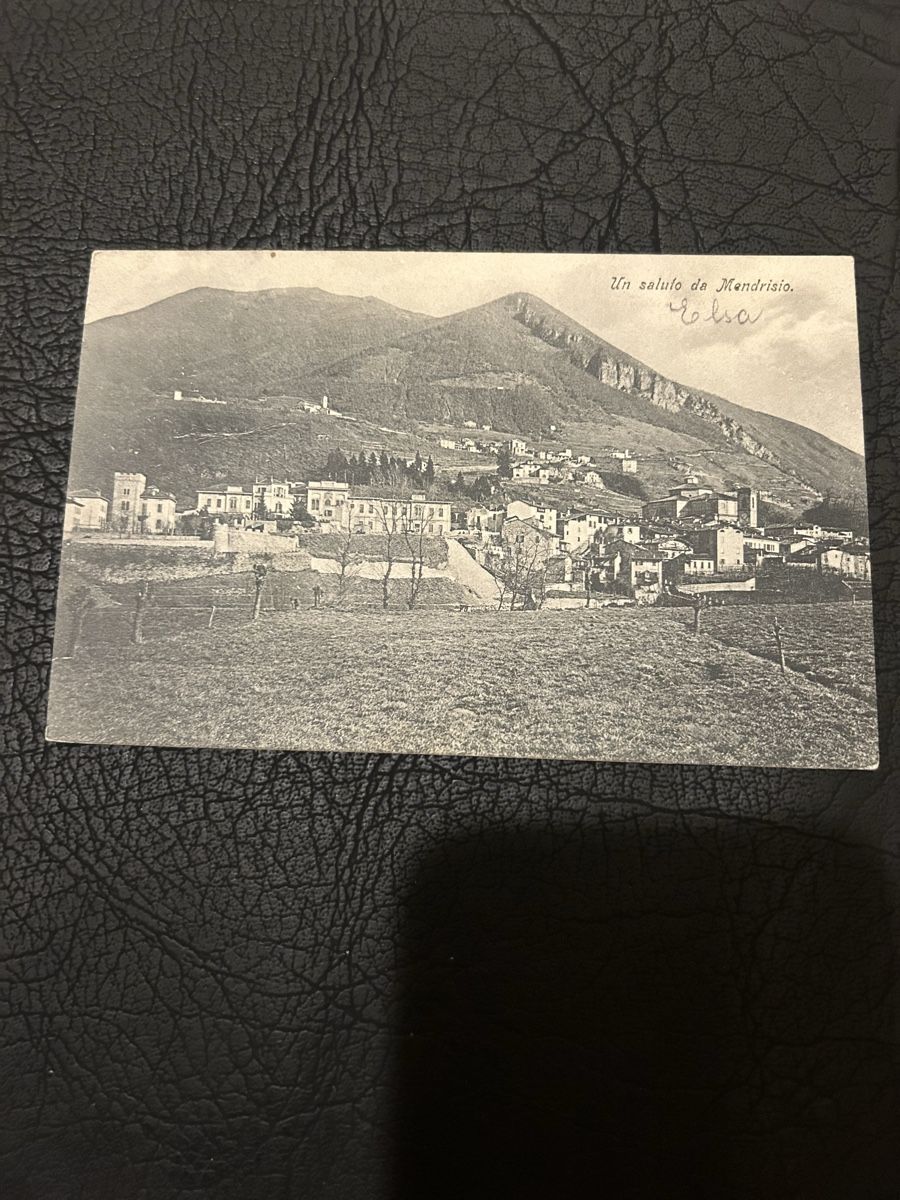 Ansichtskarten: Un Saluto da Mendrisio 1907 – Gebraucht aus Breganzona von Milesbo