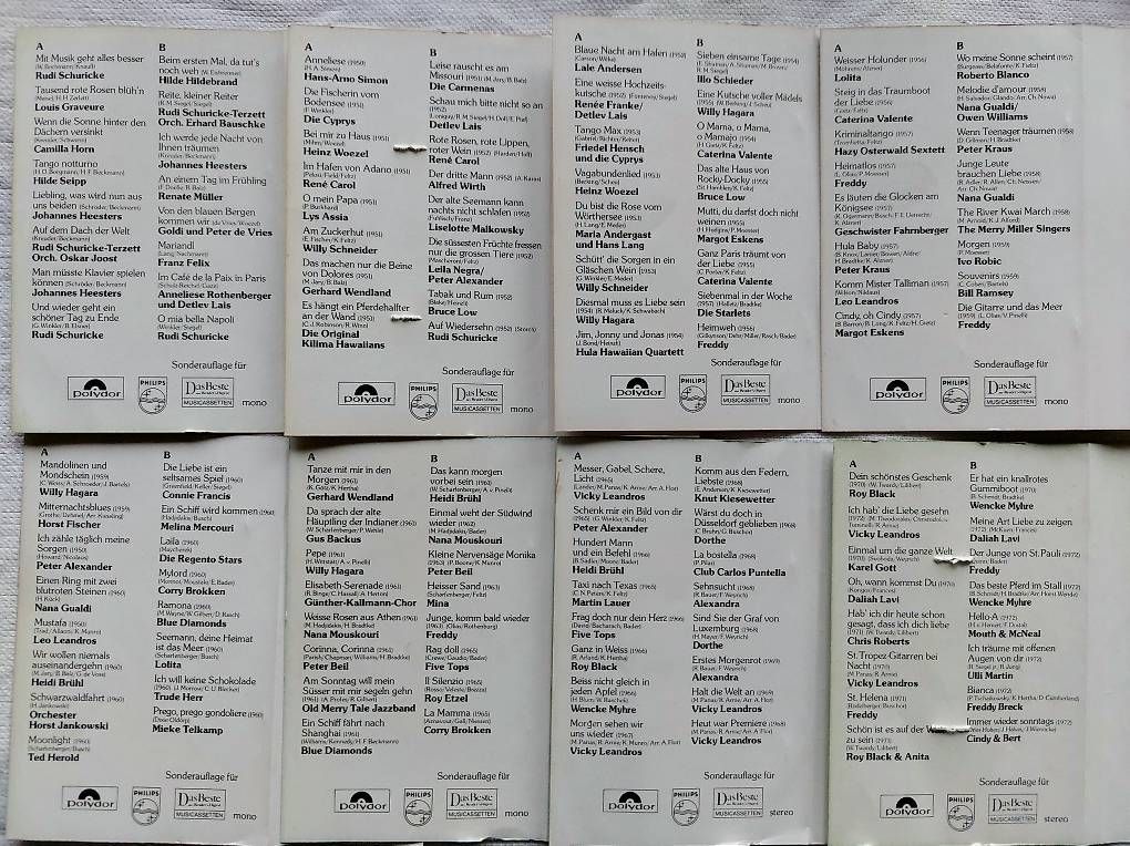 Kompaktkassetten: 8 Stück MC Musikkassetten – Gebraucht aus Seuzach von Heinz7947 2