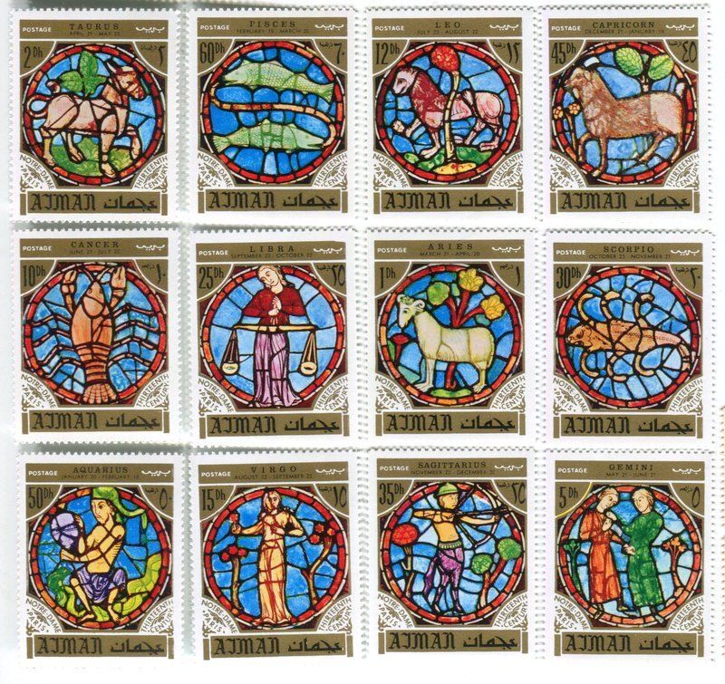 Tutti i francobolli: Briefmarken "Zodiak". Adschman. – Nuovo e nell'imballaggio originale da Basel venduto da Butsch5