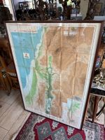 Map of Palestine 1901 antike Landkarte Palästina
