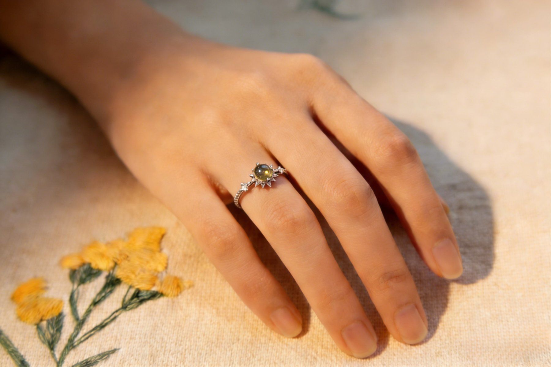 Anelli: NEW - S925 Citrine Ring (Adjustable) – Nuovo (secondo la descrizione) da Zürich venduto da cin_wcf6 6