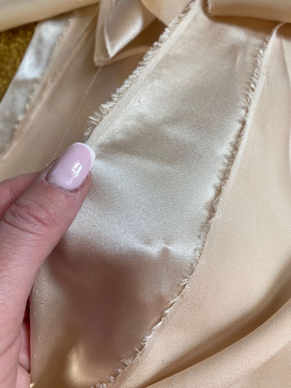 Tessuti: seiden beige, silk 100%, 3meters – Nuovo e nell'imballaggio originale da Kastanienbaum venduto da swi_8n56 2