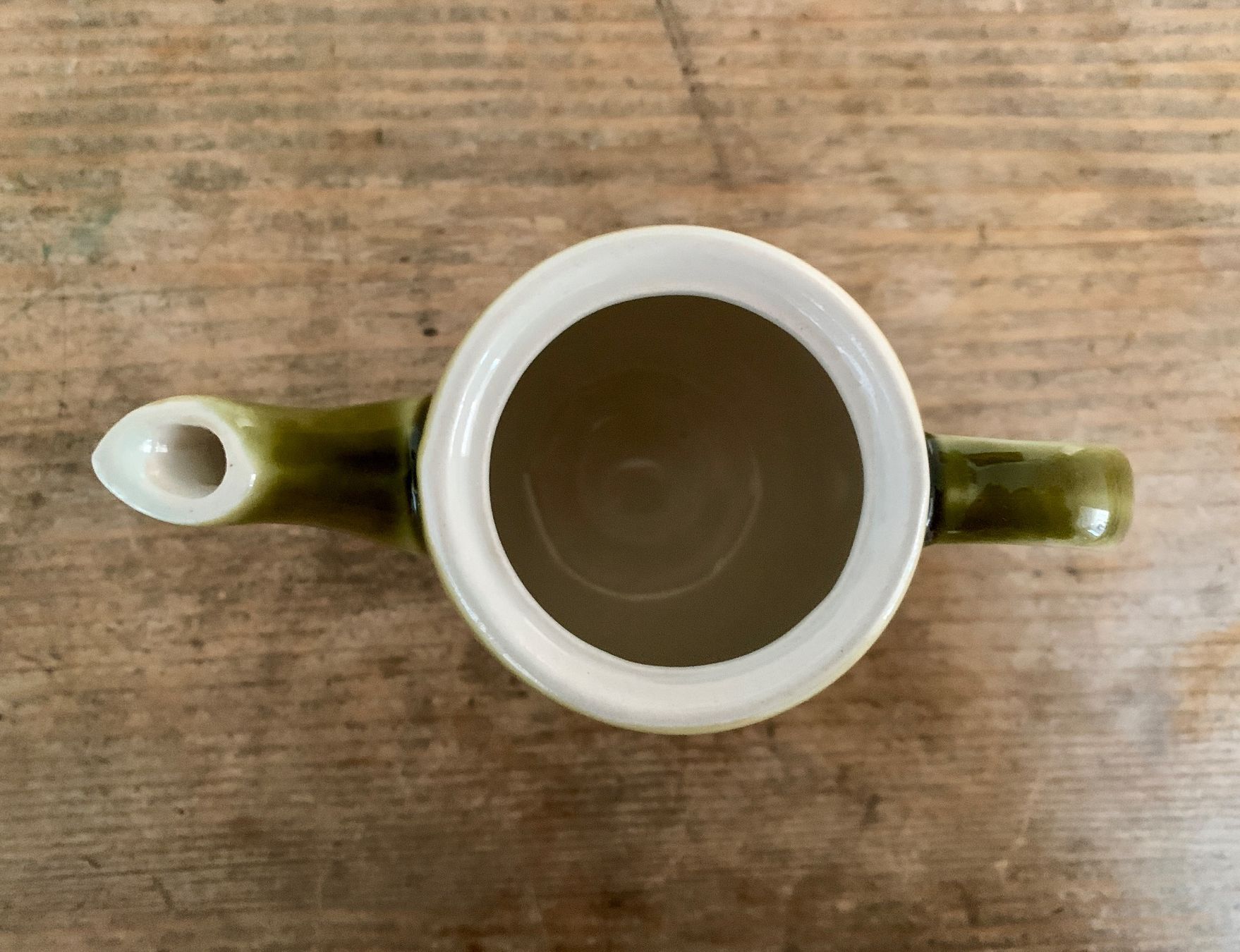 Teiere: Olivgrüne Kaffee- oder Teekanne / Kaffeekrug 0.35 l – Usato da Zürich venduto da Les_Zurichois 5