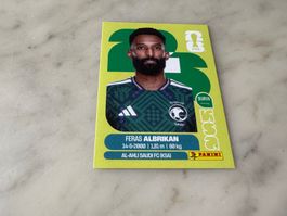 Panini Sticker Fussball WM 2026 Feras Albrikan KSA 18