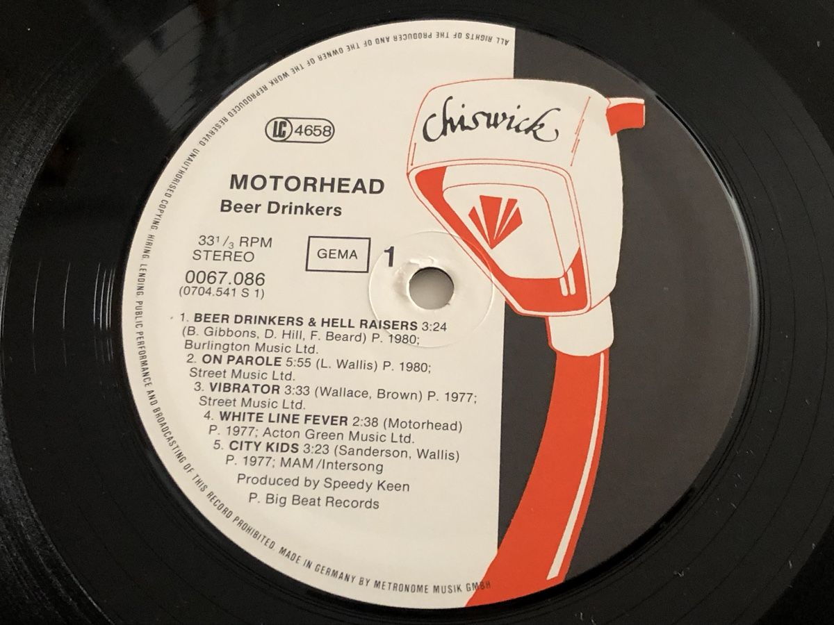 Dischi in vinile: Motörhead. 1982. Beer Drinkers – Usato da Faulensee venduto da Mizuno06 2