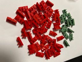 LEGO 60x Platte 1x2 mit U-Clip (92280)