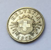 1876 5 Rappen vz+