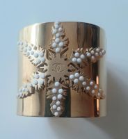 Magnifique bracelet manchette Chanel vintage