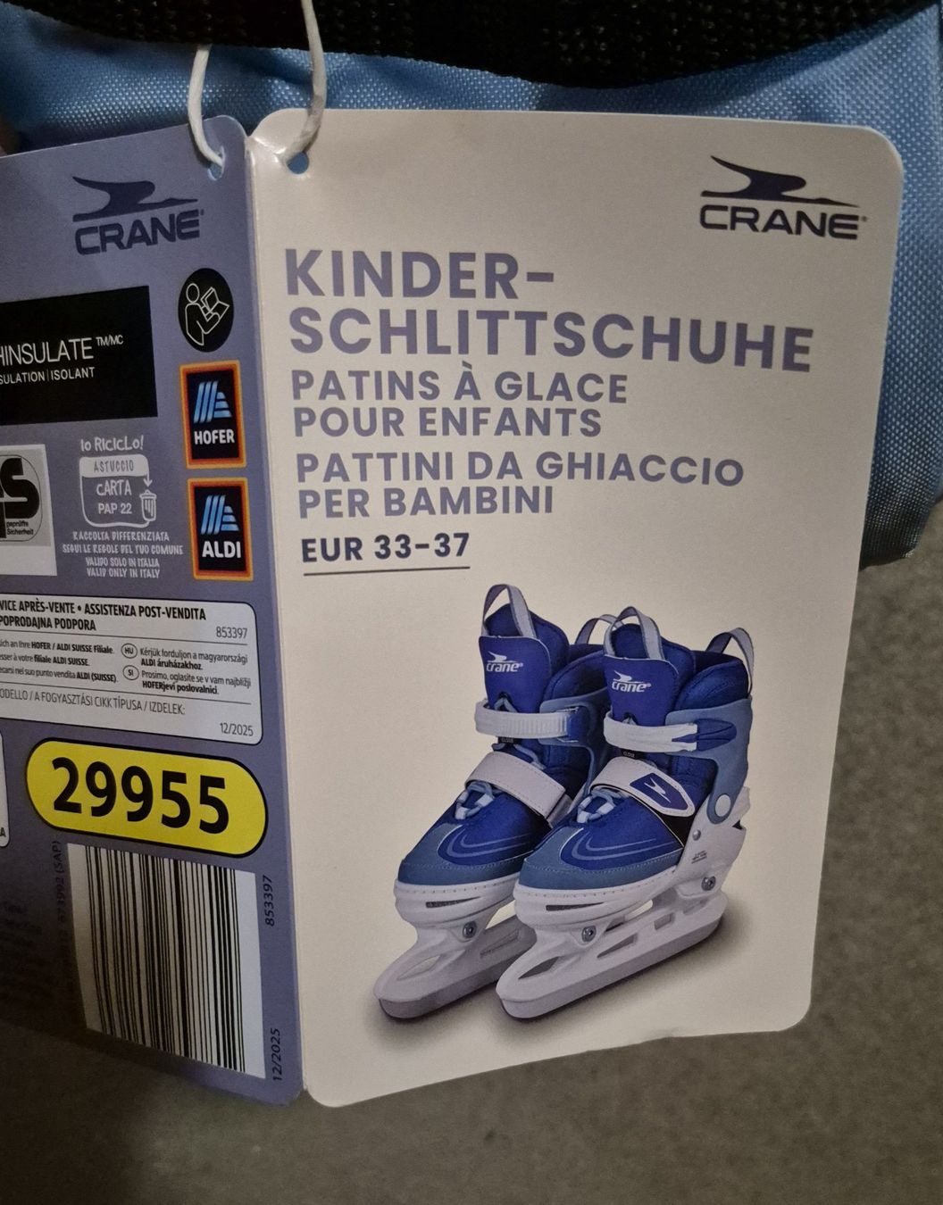 Pattini da ghiaccio: Crane Schlittschuhe Gr. 33-37 – Nuovo (secondo la descrizione) da Untersiggenthal venduto da Eulea 2