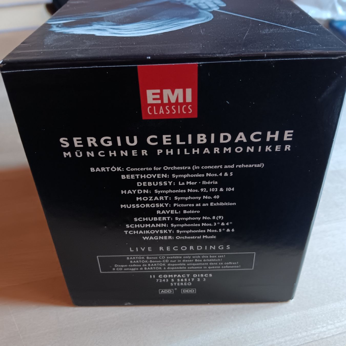 CD: Sergiu Celibidache Münchner Philharmoniker Box 11 CDs – Usato da Chur venduto da chr_b2cn 1