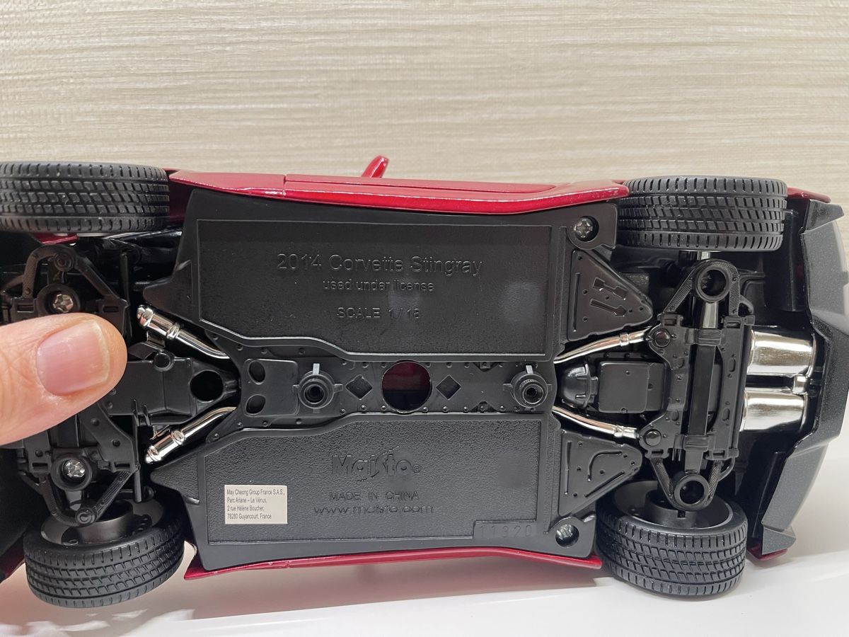 Maisto Modellini d'auto: Corvette Stingray 2014, Modellauto, Sammlerstück, Rot – Usato da Siebnen venduto da speedy63 8