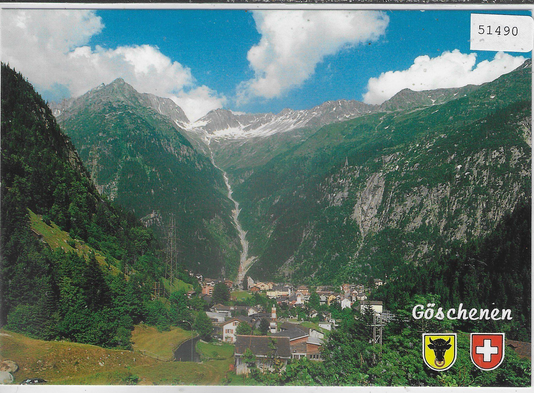 Cartes postales: Göschenen - Generalansicht – D'occasion à Ettingen par Kartenplanet