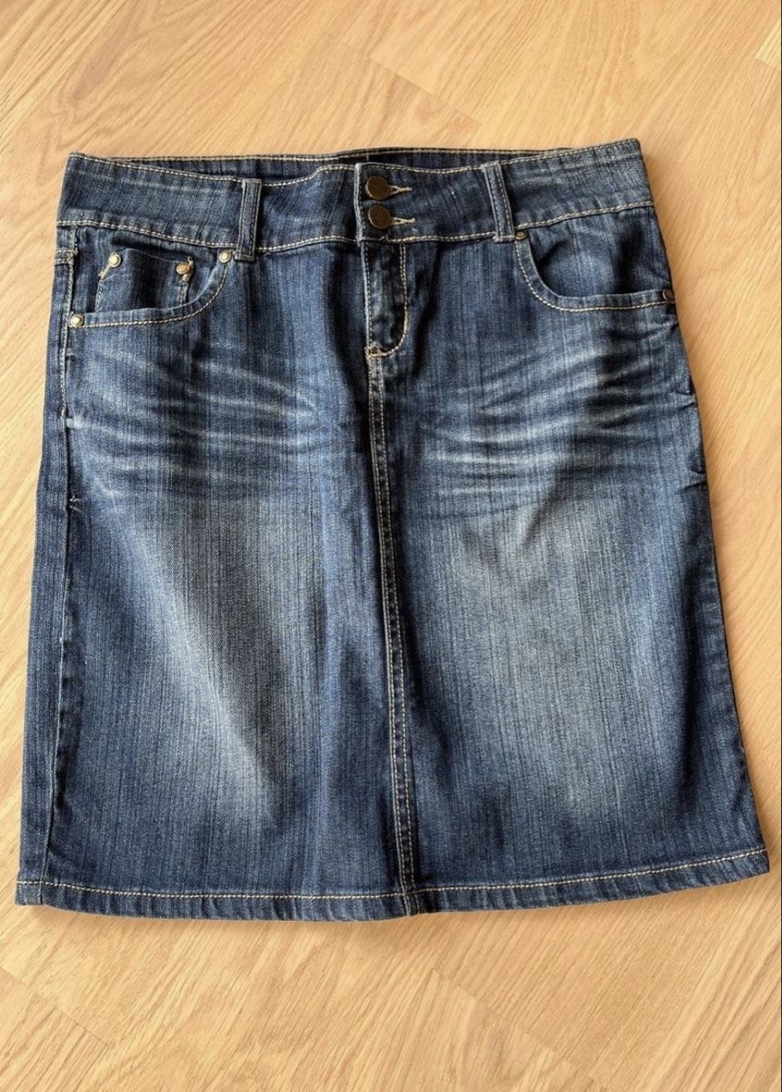 Röcke: denim midi skirt – Gebraucht aus Luzern von cedrineeeez