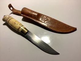 Vintage Jagdmesser "NORWEGEN“ mit Lederscheide
