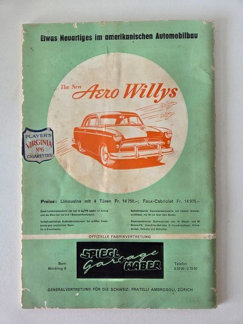 Alfa Romeo Dokumente: Programmheft Grand Prix Bern 1953 GP Schweiz Autorennen – Gebraucht aus Schenkon von Elbarto007 6