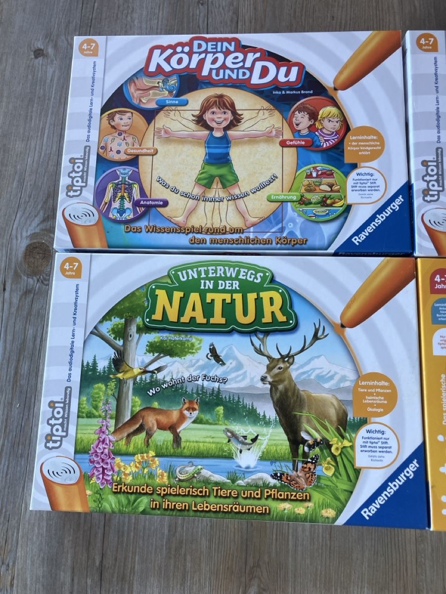 Ravensburger Jeux: Tip Toi 4x 4-7 jahre  – D'occasion à Birrwil par nicole86ch 1