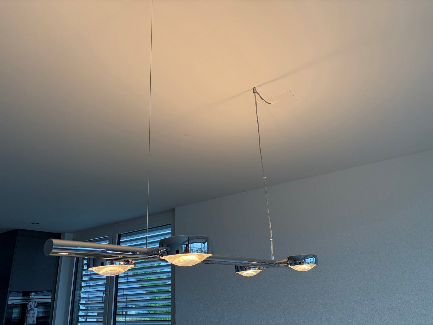 Occhio Lampadari & plafoniere: Occhio Sento Deckenleuchte chrom mit 4 Reflektorenköpfe – Usato da Bern venduto da FuRo_ 1