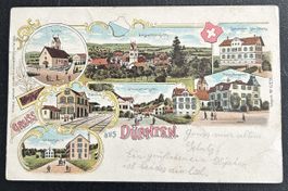 Gruss aus Dürnten Litho 