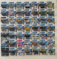 Lot de 48 véhicules Hotwheels Série vitesse