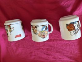 Asterix und Obelix 3  Tassen wie Neu