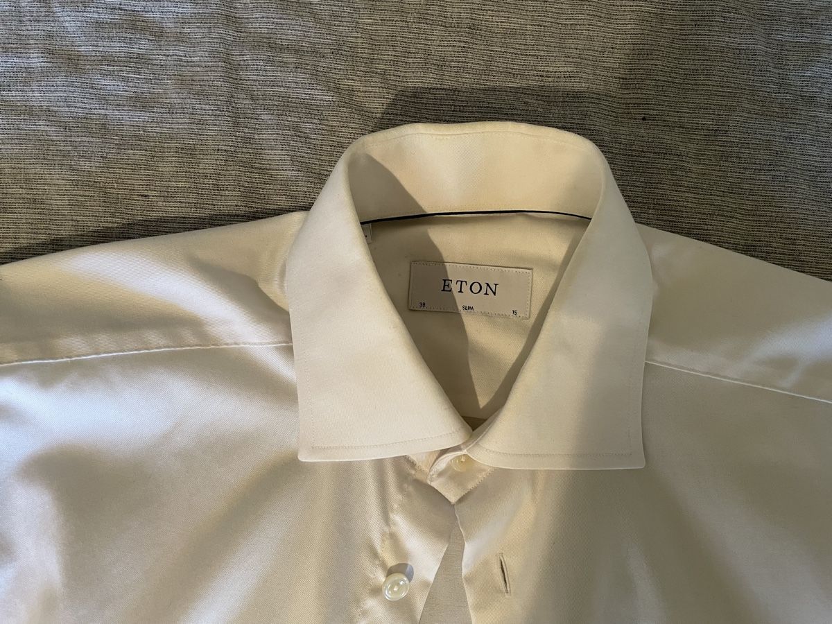Camicie: ETON | Signature Twill Hemd weiss – Usato da Zürich venduto da okocha73 2