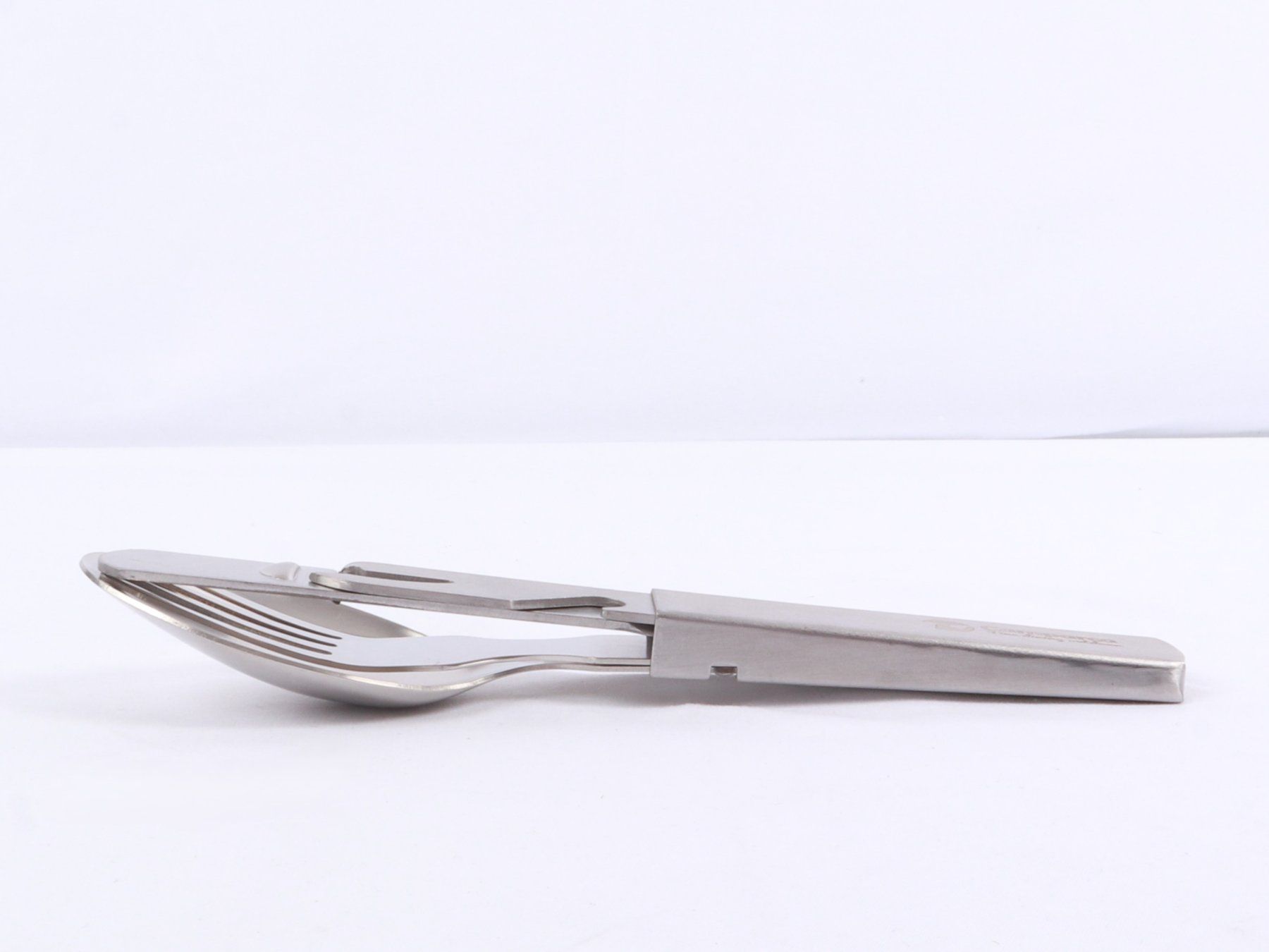 Set di posate: CAMPARCA Chromstahl Besteck 4 in 1 – Usato da Steinen venduto da Restwert_Steinen 6