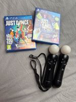 Jeux PS4 Just Dance 2017 et 2022 avec deux manettes Move
