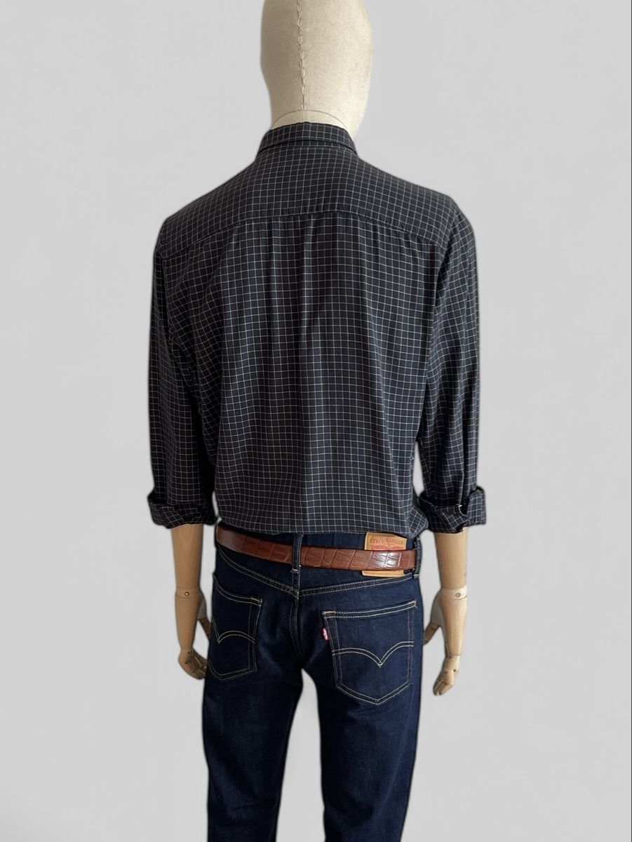 Camicie: AMI Button-Down Hemd – Kariert, Gr. 41 / M / 100 % Baumwolle – Usato da Zürich venduto da Recode.Fashion 2