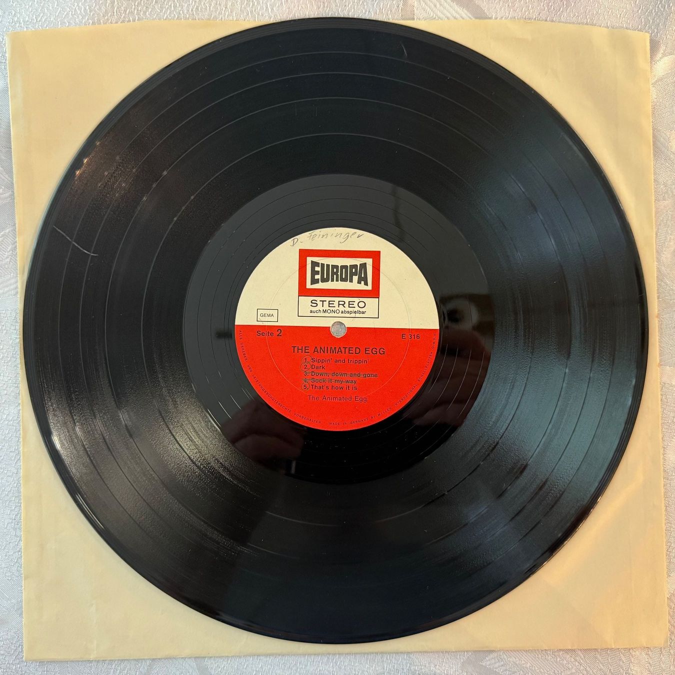 Schallplatten: THE ANIMATED EGG - THE ANIMATED EGG – Gebraucht aus Zürich von fehlton 2