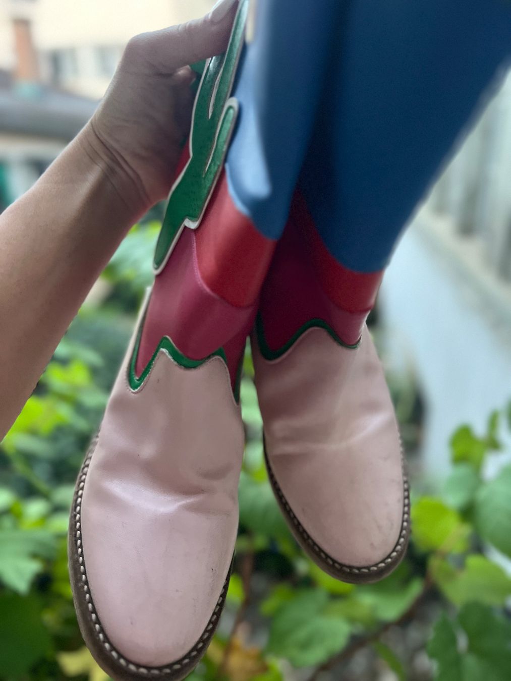 Stella McCartney Scarpe per ragazze: Stella McCartney Coole Cowboystiefel Gr. 35, bunt, Mädchen – Usato da Zürich venduto da sil_wx77 5