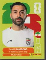 FIFA WORLD CUP 2026 Panini Sticker IRN 12 SAMAN GHODDOS