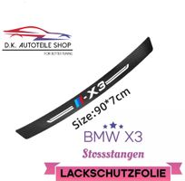 BMW X3 Stossstangen Schutz Lackschutzfolie Folie Carbon Look