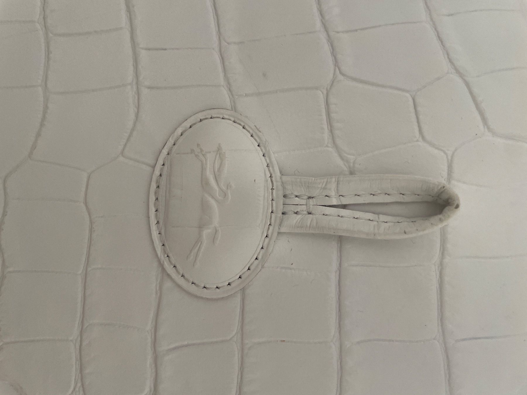 Longchamp Borse da donna: Longchamp Croco Blanc - Sac à Main – Usato da Genève venduto da hg2_yyz7 6
