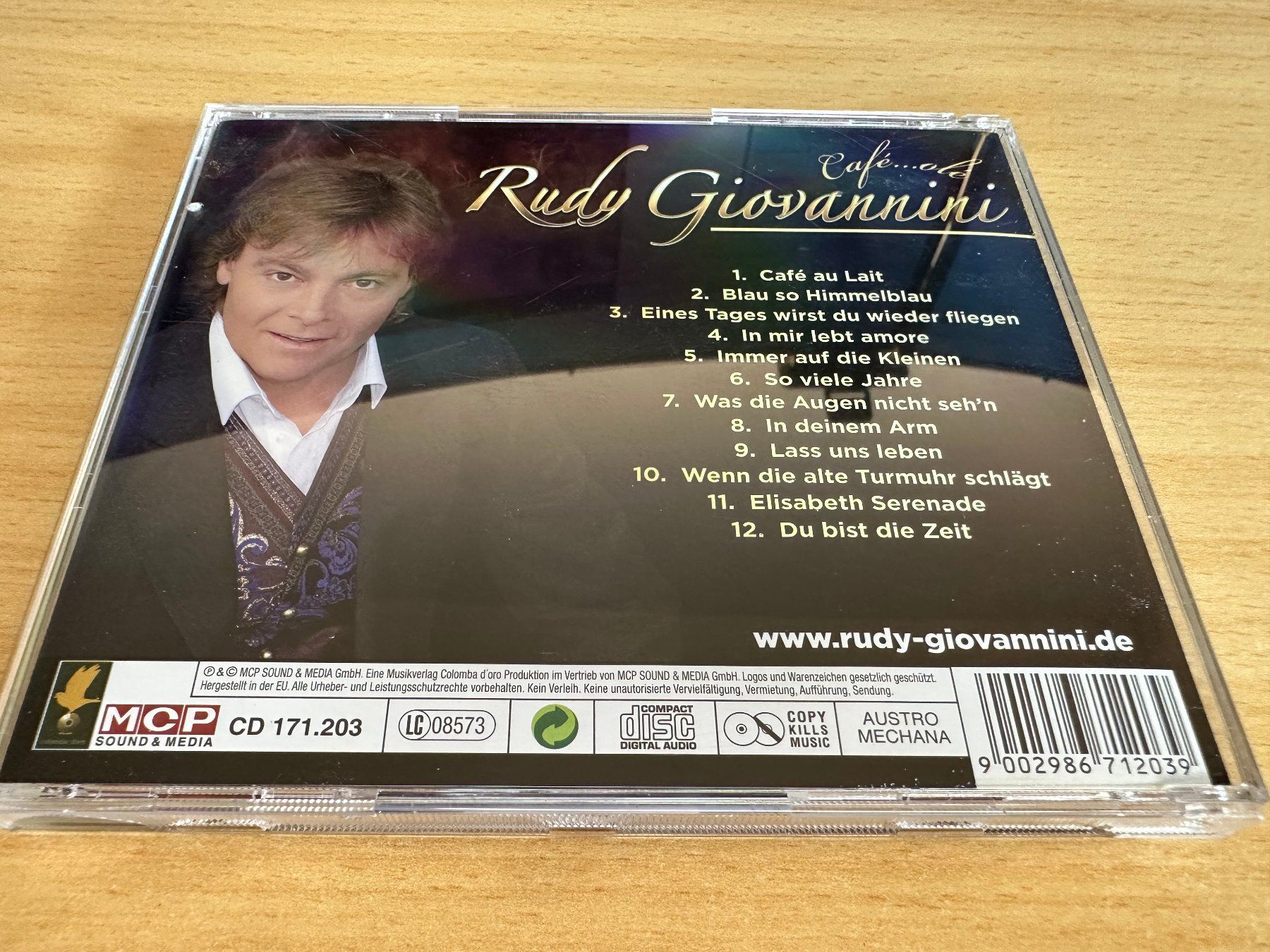 CDs: Rudy Giovannini – Café... Olé – Gebraucht aus Rikon im Tösstal von Alpenmutz 1