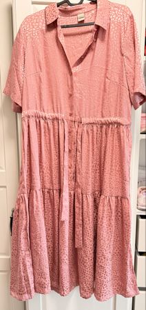 Zebra Kleid Pink Leo-Muster / Gr. L / NEU