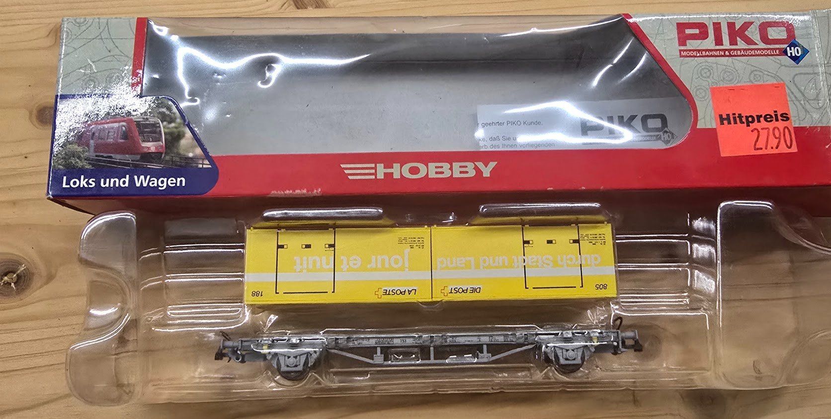 Piko Modelleisenbahnen: 2 wagon Piko – Gebraucht aus la cibourg von t-m-a