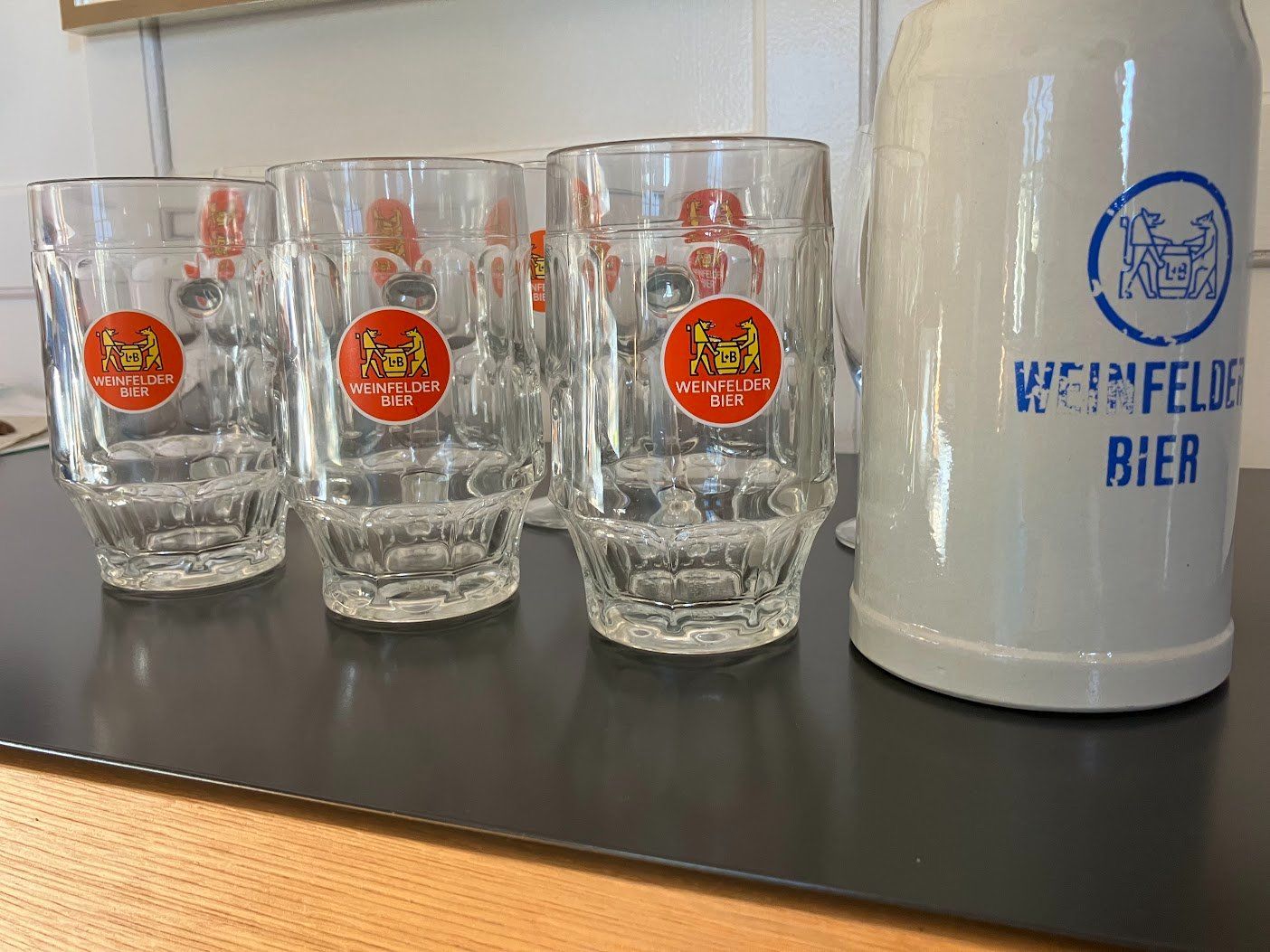 Gläser: Biergläser ehemalige Brauerei Weinfelden – Gebraucht aus Oppikon von unteroppikon 5