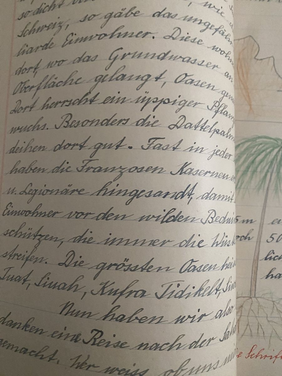 Libri: Schulheft ,  1. Klasse, 1938 – Usato da Baden venduto da swiss-alps 5