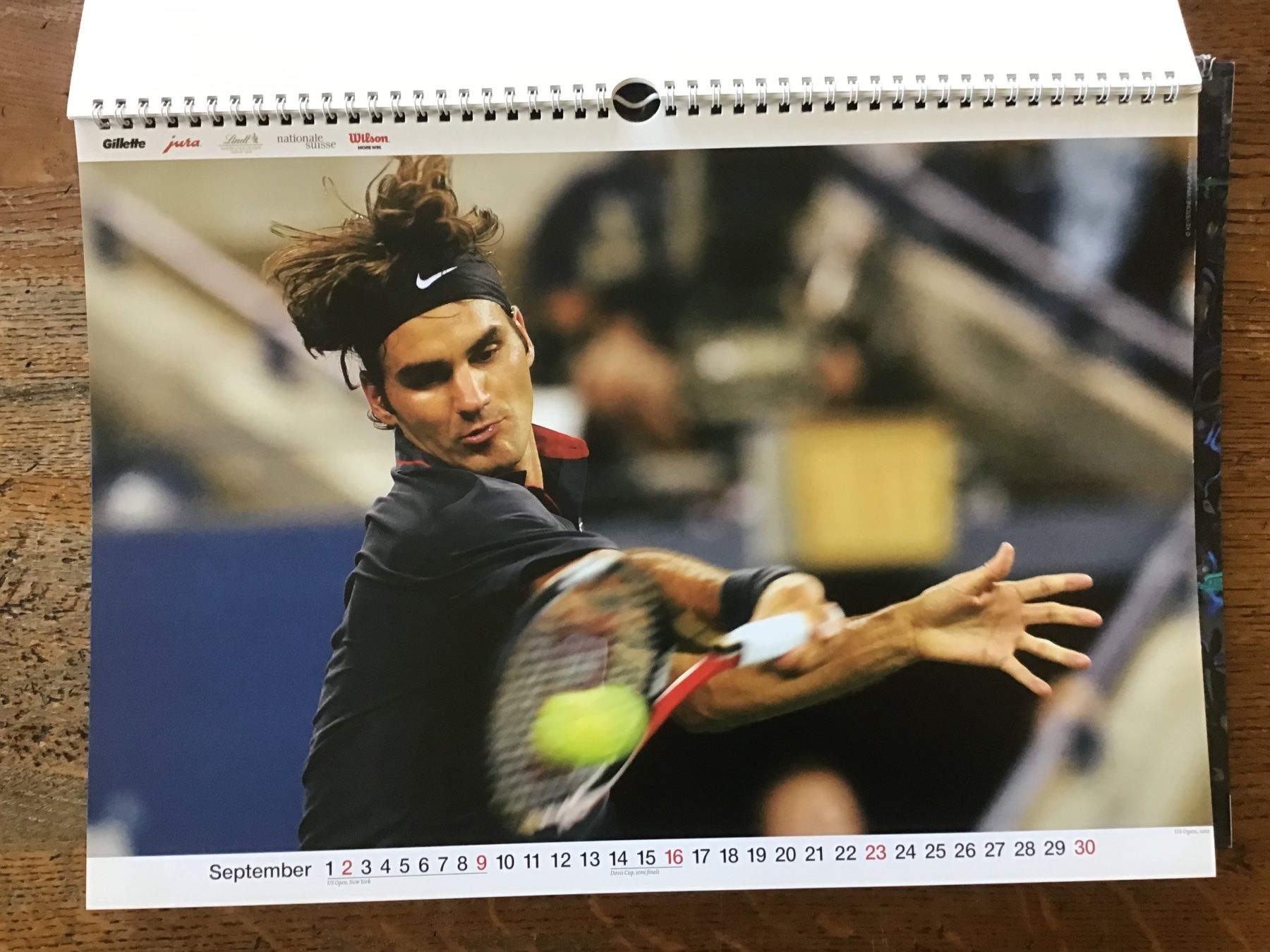 Calendari: Calendrier officiel Roger Federer 2012 – Usato da Fully venduto da Ruby97 3