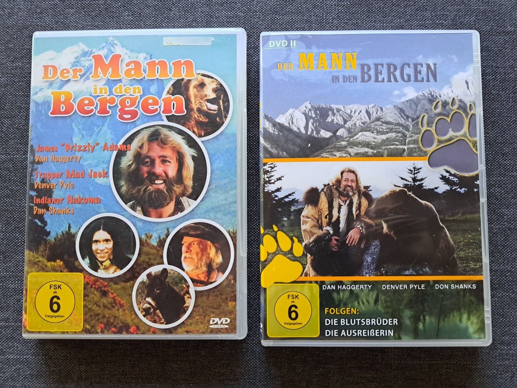 Alle DVDs: Der Mann in den Bergen, DVD I und II – Gebraucht aus Unterseen von Kanica
